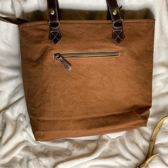 Amethyst canvas & Hairon bag